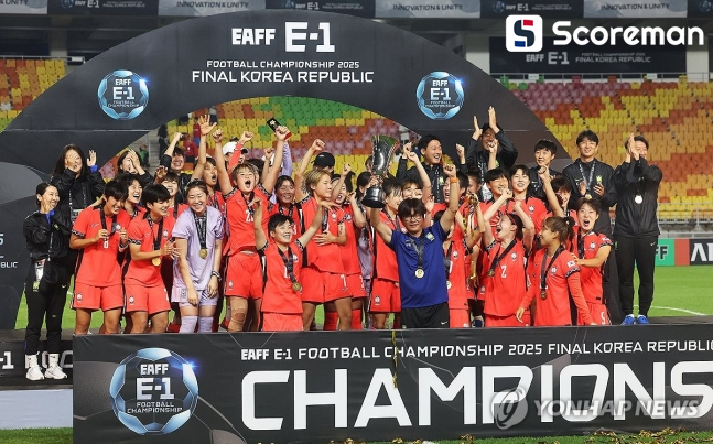 한국 여자축구, FIFA 랭킹 21위 유지…스페인 1위 탈환